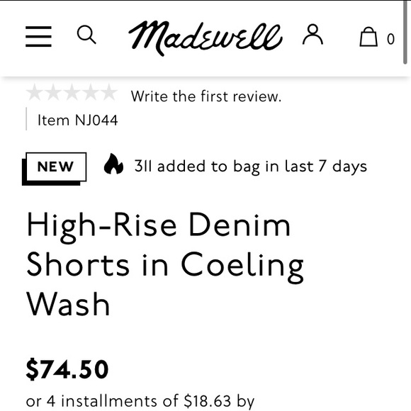 Madewell high-waisted frayed-hem jean shorts -will drop for closer clear out! - Picture 11 of 12